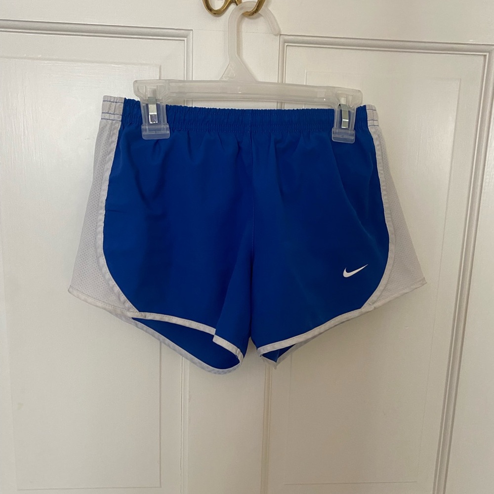Blue and white Nike Shorts